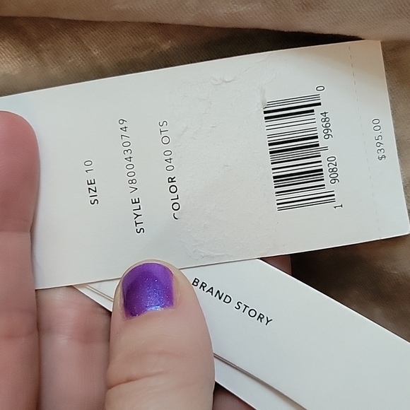 VINCE Velvet Paneled Midi Skirt Cream - Picture 9 of 13